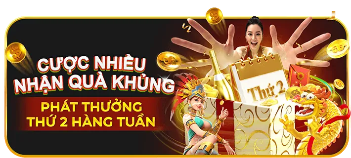 Biểu ngữ hoàn trả tiền cược thể thao hàng tuần
